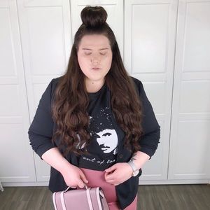 Black Rouched Sleeve Blazer